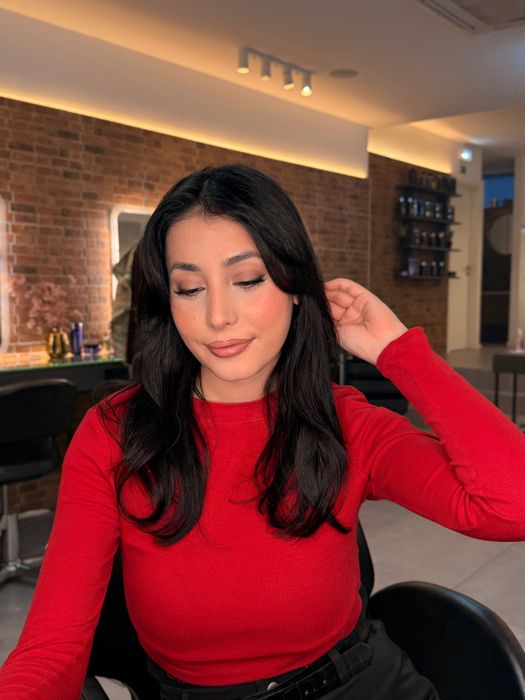 Maquilhagem e penteado