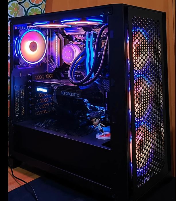 Komputer do gier Ryzen 5700x RTX 3060Ti 32GB RAM DYSK 1 TB