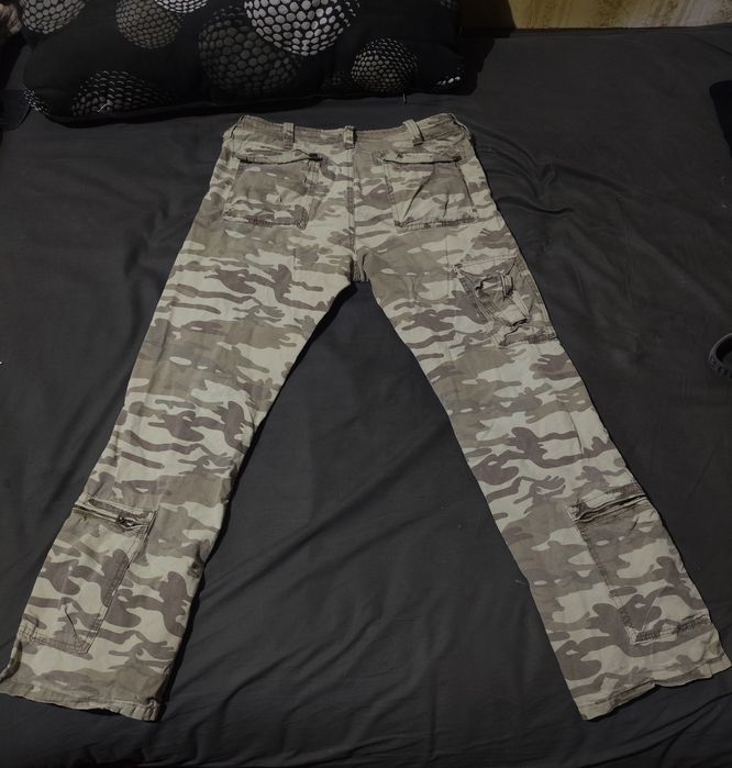 Штаны Cargo, камуфляжные, идеальное состояние, размер - М