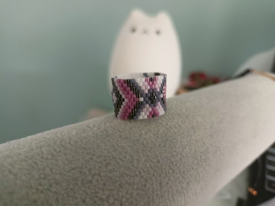 Pierścionek z miyuki