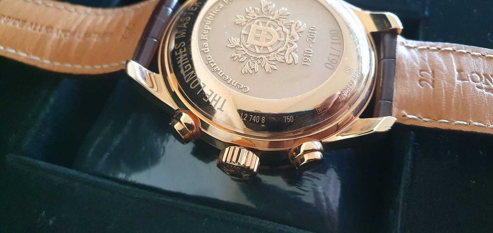 Longines em Ouro, Centenário da República Portuguesa edição limitada a 100 peças