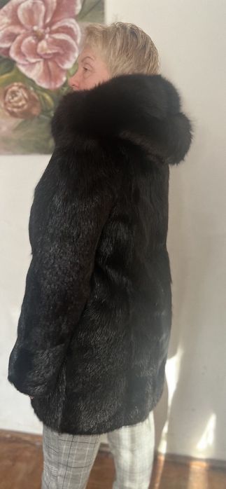 Шуба натуральна нутрія