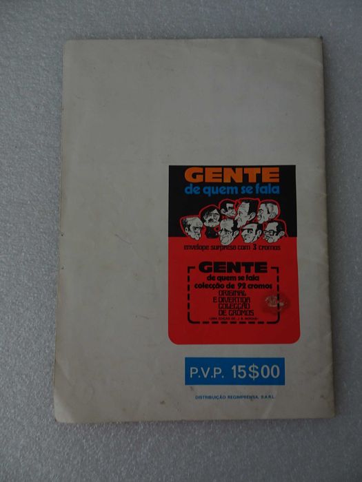 Caderneta Gente de Quem se Fala (faltam 19 cromos)