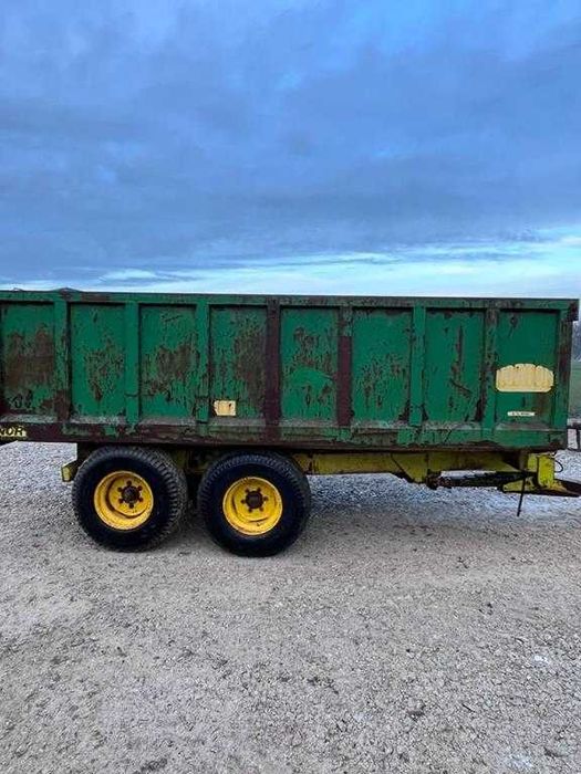 Przyczepa tandem, wywrotka, skorupowa, Zarejestrowana