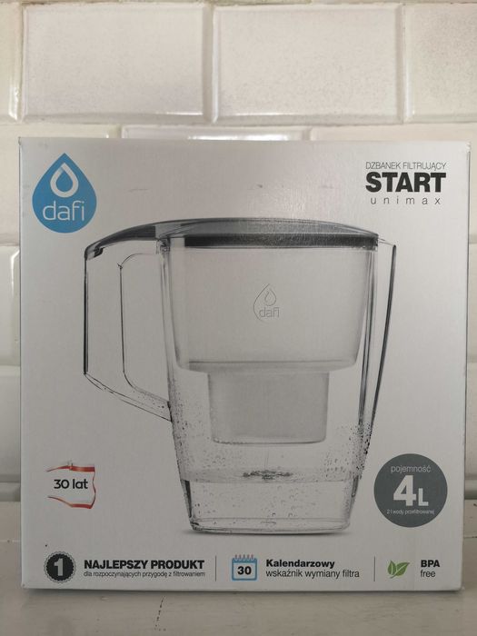 Dzbanek filtrujący DAFI 4l brak śladów użytkowania