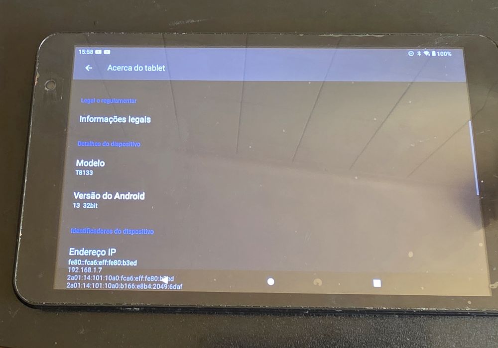 Tablet 7 polegadas T8133