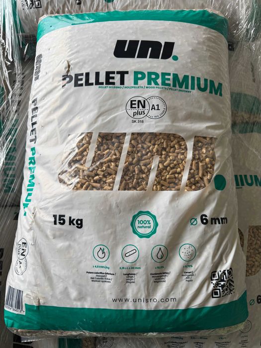 Pellet 6mm Certyfikowany Barlinek  Graanul  Uni pellet  Albero