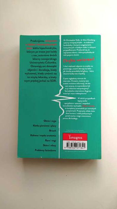 Książka Chyba umieram dr Christopher Kelly i dr Marc Eisenberg