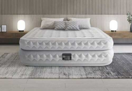 Встроенный насос ‼️ Кровать надувная двуспальная, Диван, Ліжко, Ламзак