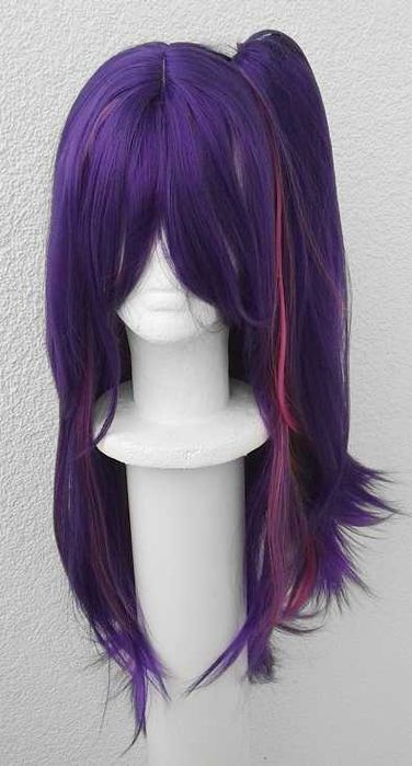Fioletowa peruka z kitką Ai Hoshino Oshi no Ko Twilight Sparkle wig