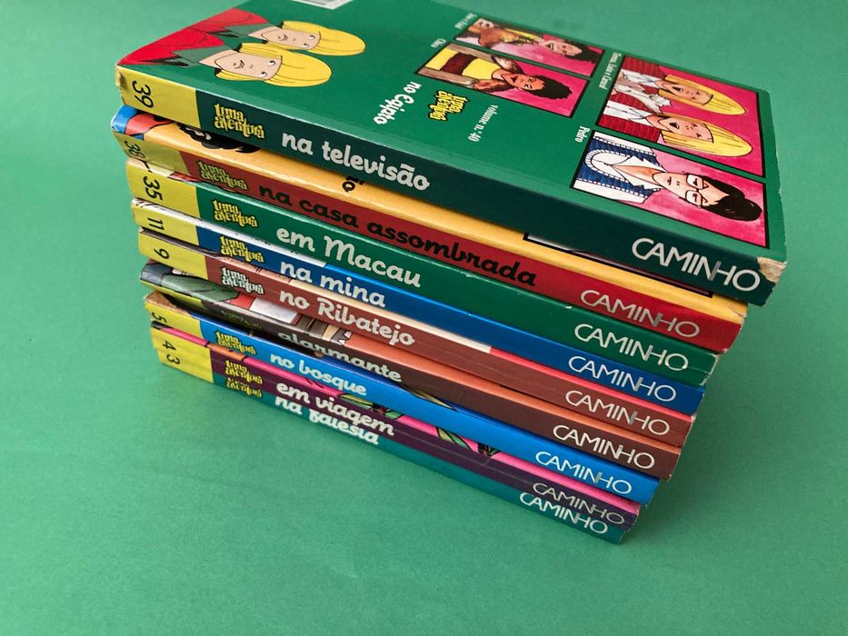 Lote de 9 Livros da Colecção Uma Aventura Caminho