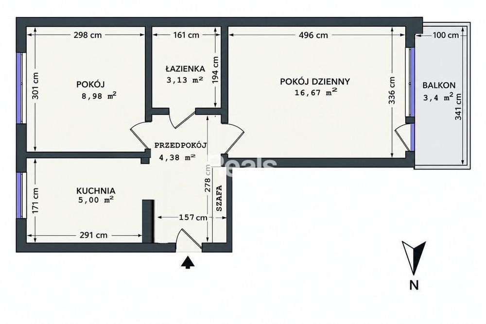 Bródno 2 pokoje dwustronne duży balkon 7 min Metro