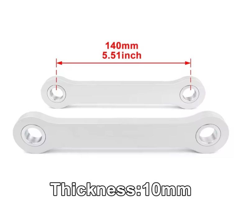 Bieletas suspensão 140mm