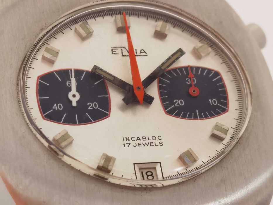 Elvia Watch - 1970s Chronograph