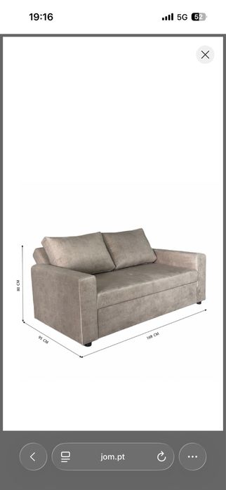 Sofá  Cama de 3 lugares