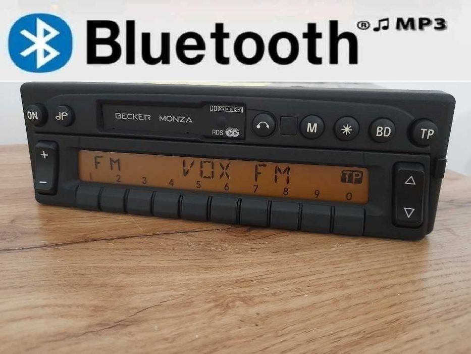 Radio Becker Monza z Bluetooth mp3 Mercedes w124 w201 r129 w140 w210