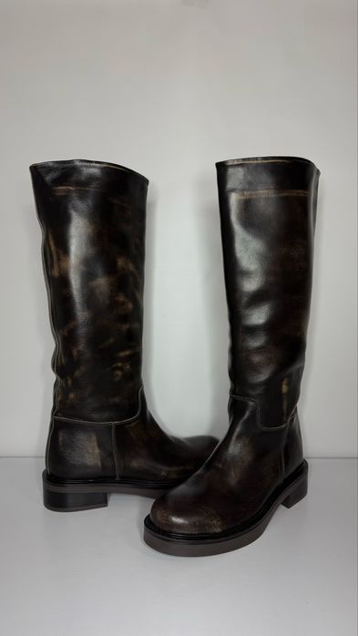 Чоботи труби жіночі Італія 39