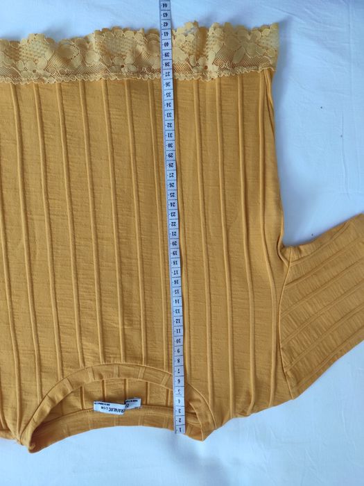 Crop top w kolorze pomarańczowym zara