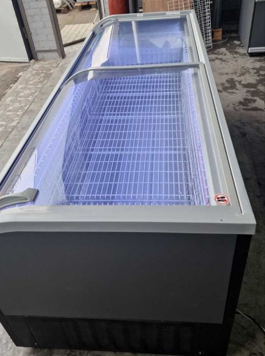 Морозильна камера лар вітрина AHT Miami 250 Подвійний LED Вугільний