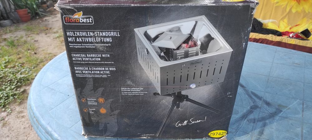 Mobilny grill Florabest kamper,kamping