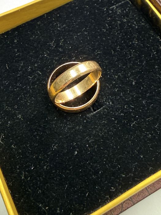 Złote Obraczki 2 szt waga 5.0 g