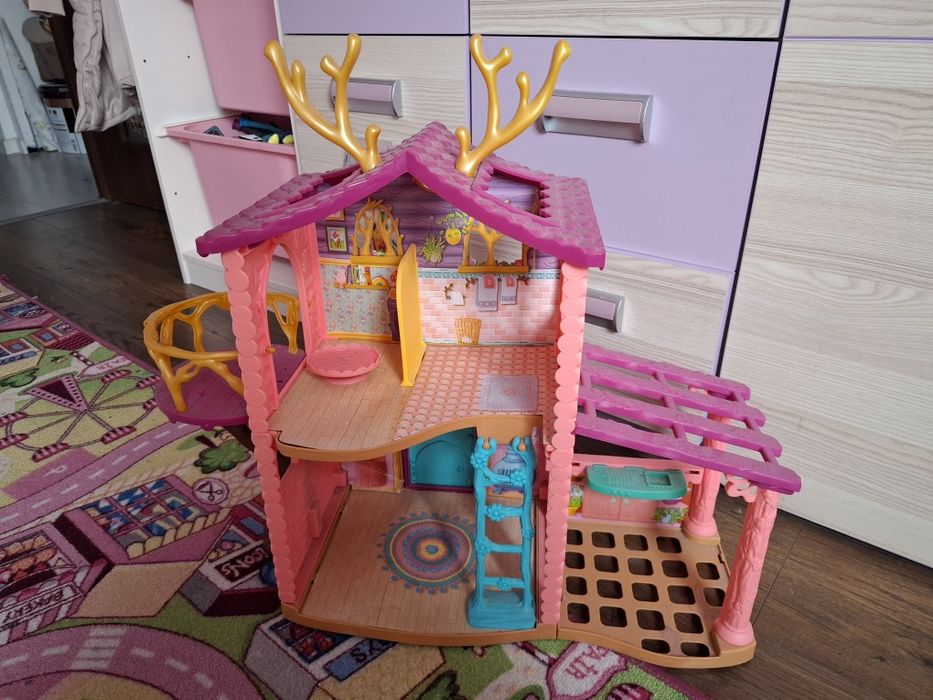 Enchantimals Duży Domek Leśny Jelonków UŻYWANY