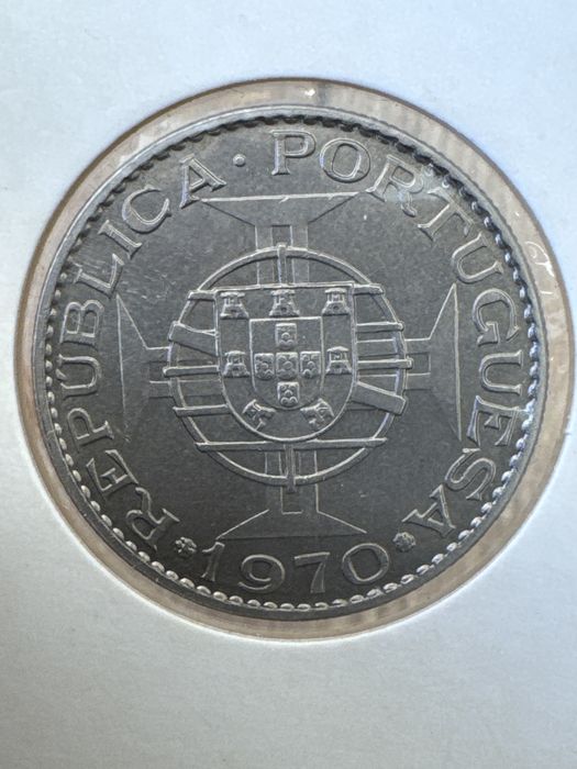 Moeda 10$ Angola 1970
