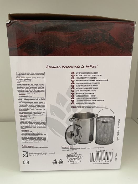 Granek wielofunkcyjny do szynkowaru, frytek, szparagów + dodatki