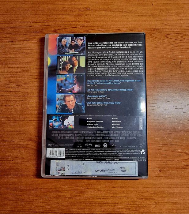 O BOM LADRÃO (Neil Jordan) Nick Nolte/Ralph Fiennes/Nutsa Kukhianidze