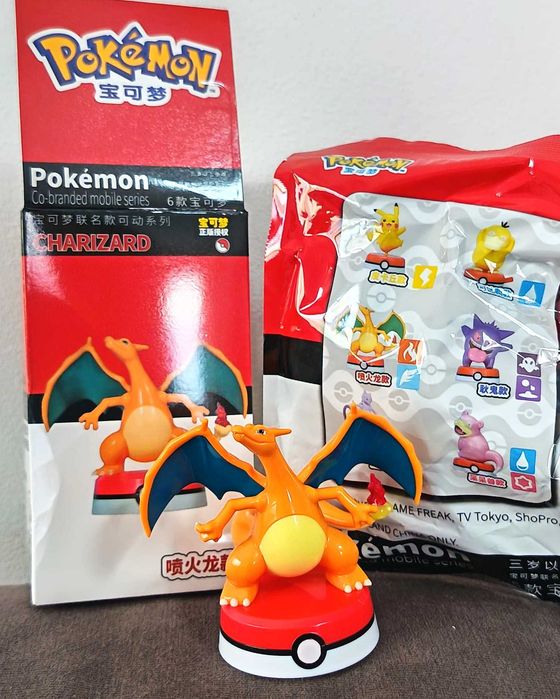 Figuras de ação da série Pokémon Mobile em parceria com outras marcas