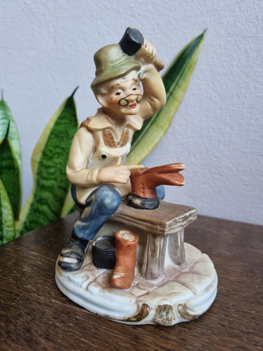 figurka kolekcjonerska  vintage szewc wystrój domu dekoracja