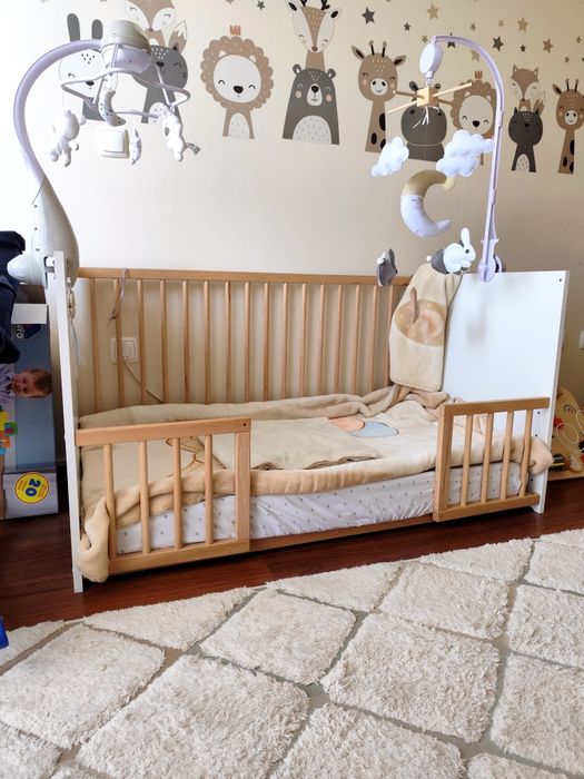 Berço evolutivo + colchão (120x60)