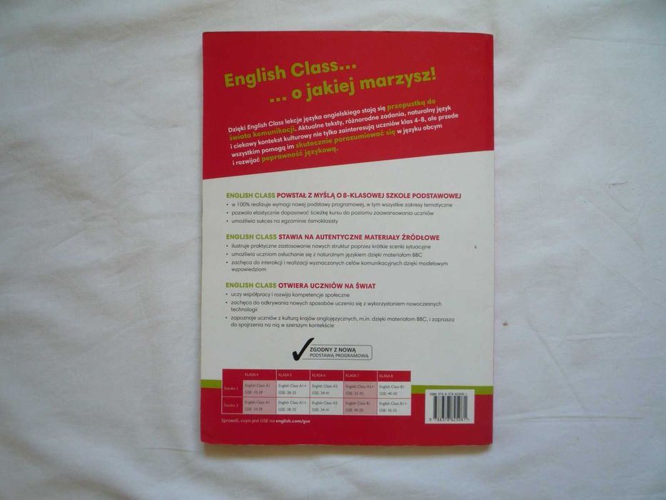 English Class A1. Podręcznik język angielski klasa 4 Pearson