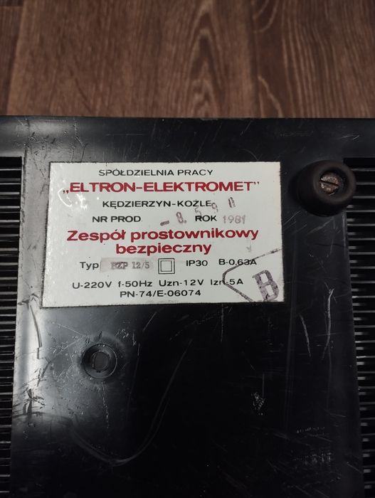 Prostownik prl Eltron