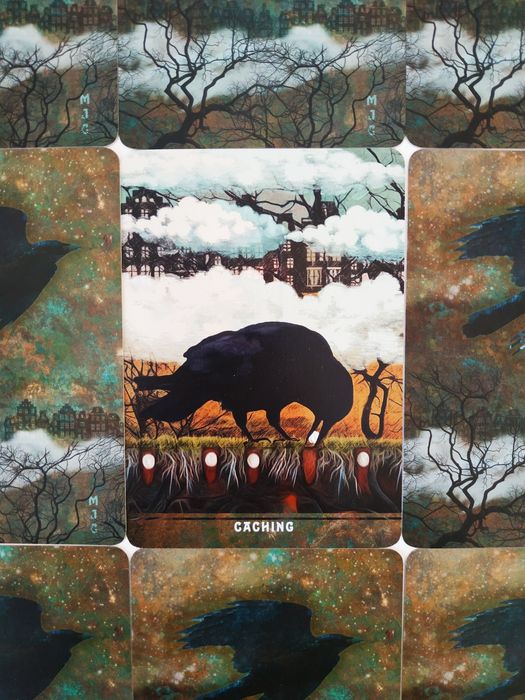 Urban Crow Oracle oráculo cartas como novo