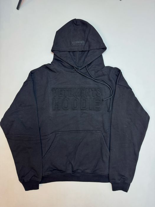 Худі Vetements Embossed Logo M L hoodie balenciaga rick