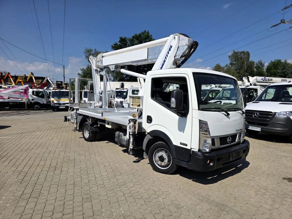 Nissan Cabstar / Multitel MJ226  podnośnik koszowy, zwyżka z ramieniem jib Multitel MJ226
