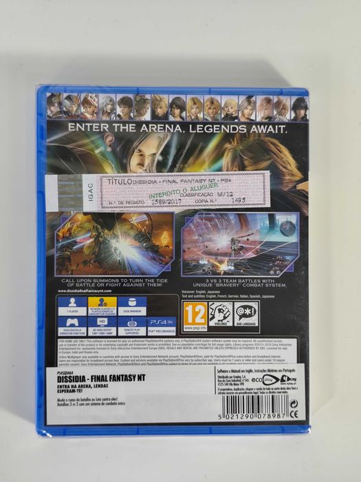Dissidia Final Fantasy NT - Selado - Playstation 4