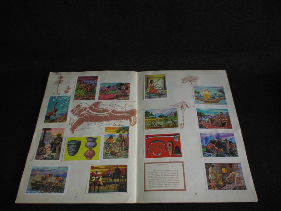 Caderneta Álbum de Cromos A História do Homem Clube do Cromo