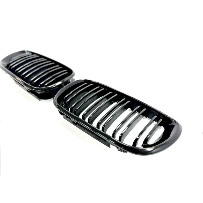Kratki nerek (grille) do BMW 3-Series E46 (Czarny Połysk/Podwójne)