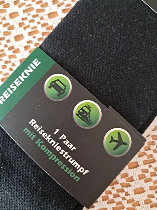 Nowe! Skarpety kompresyjne męskie r.43/46 na podróż