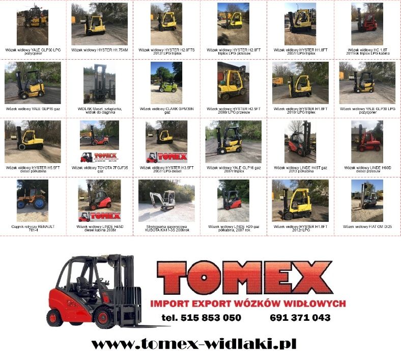 Maszt Sztaplarka Widlak Do Ciągnika