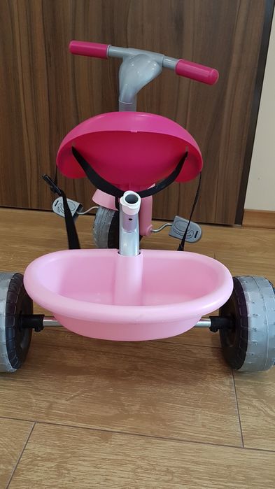 Śliczny rowerek trójkołowy Smoby Be Move kolor różowy