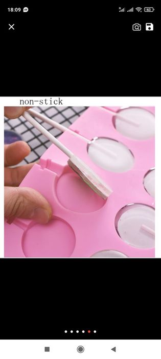 Zestaw silikonowych foremek do cukierków