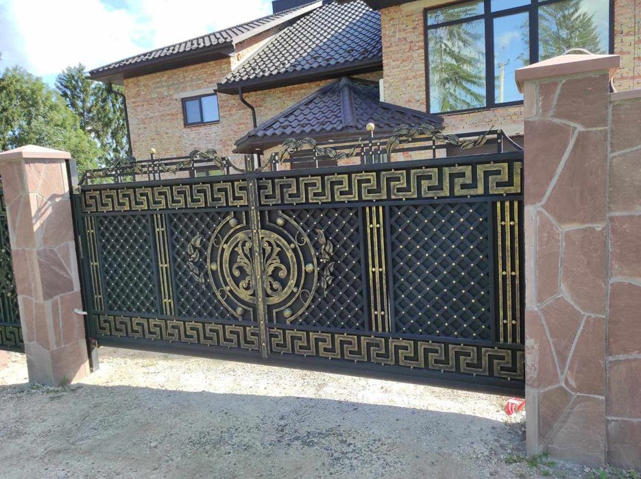 Ковані вироби брами перила сзожи навіси зварка