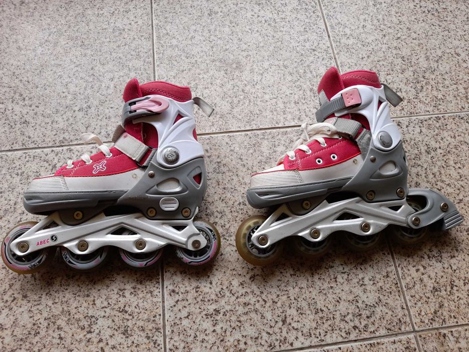 Conjunto Patins + Protecções + Saco