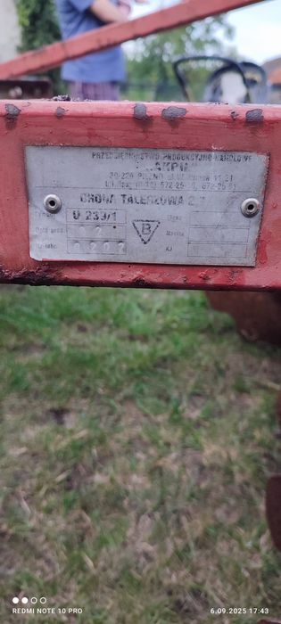 Sprzedam Bronę Talerzową,24 talerze.