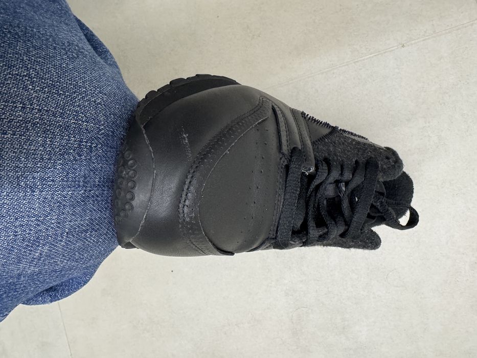 reebok x maison margiela project 0 classic leather memory of black