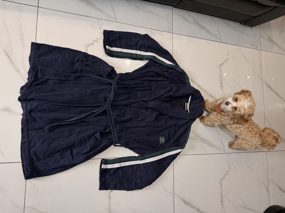 Lacoste, халат Lacoste, халат чоловічий, домашній халат, банний халат розмір ХЛ, в гарному стані без пятен та інших дефектів