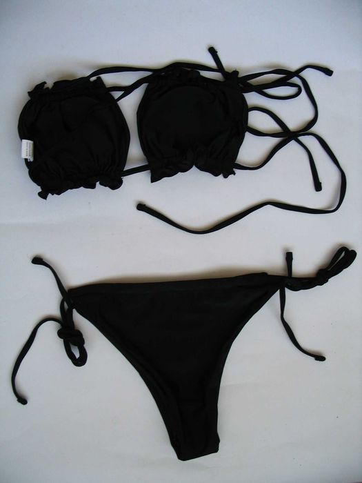 Dwuczęściowy komplet - kostium kąpielowy bikini - nad wodę